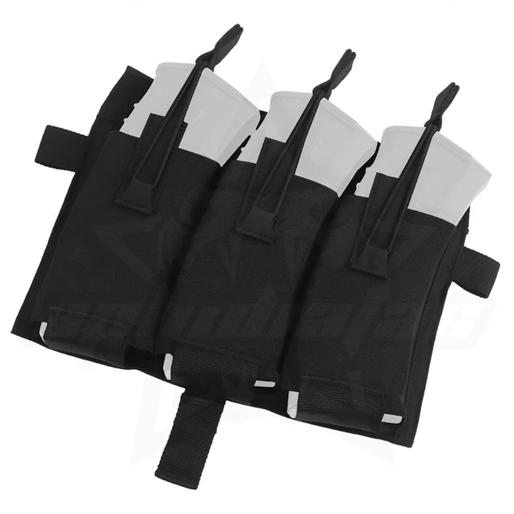 OPHIDIAN Tac 556 Magazine Pouch Molle Hunting Vest SPC JPC Plate Carrier Front Panel Triple M4 Mag Holder Bag Paintball Airsoft