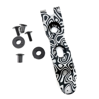 1PC Outdoor Tool Sheath Back Waist Clip DIY Reinforced Pocket Carry Clip Multi-purpose Hunting Gear Belt Fix Storage Accessories