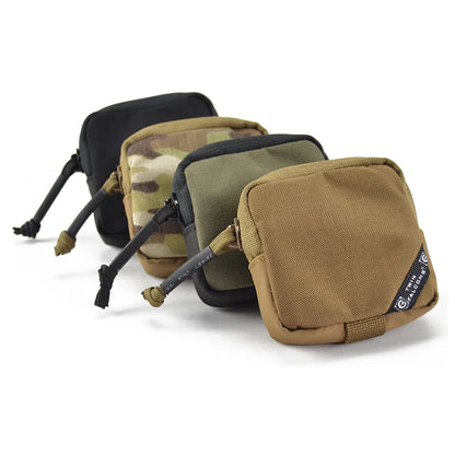 Outdoor Tactical Mini Accessories Pouch for Earphone EDC Key Bag Pouch Coin Purse Wallet Zipper Tool Bag P041