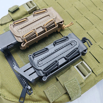 Tactical Molle 9mm Magazine Pouch Pistol Mag Holder Belt Clip G 17 19 M9 Fastmag Soft Shell Adjustable Hunting Airs