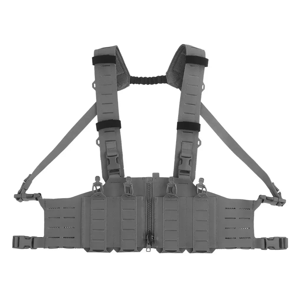 500D Nylon SF Hunting Vest for Men Adjustable Molle H-harness Chest Rigs Lightweight Airsoft Vest With M4 AR Magazine Pouch