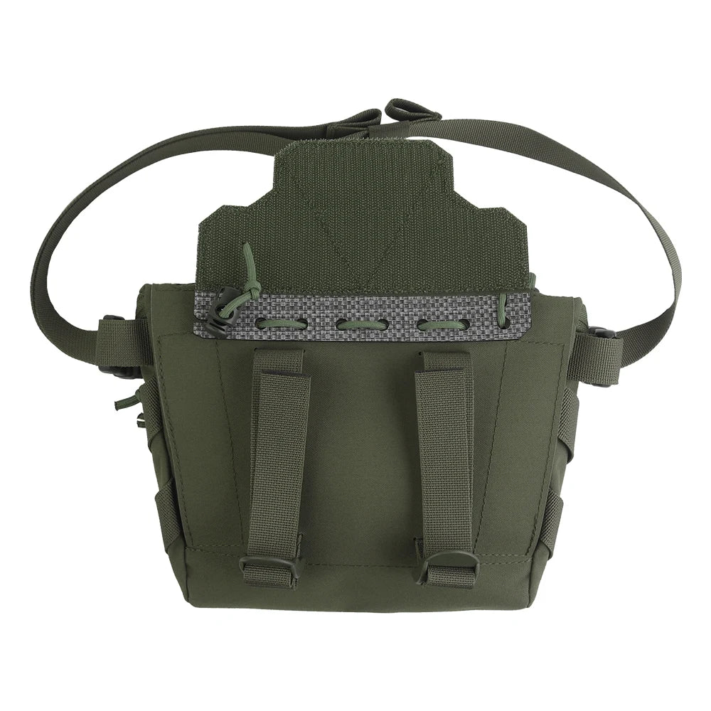 Compact abdominal PC lower bag Tactical Molle Dump Pouch / Utility Belt Bag tactical vest chest equipment tactical tilt bag