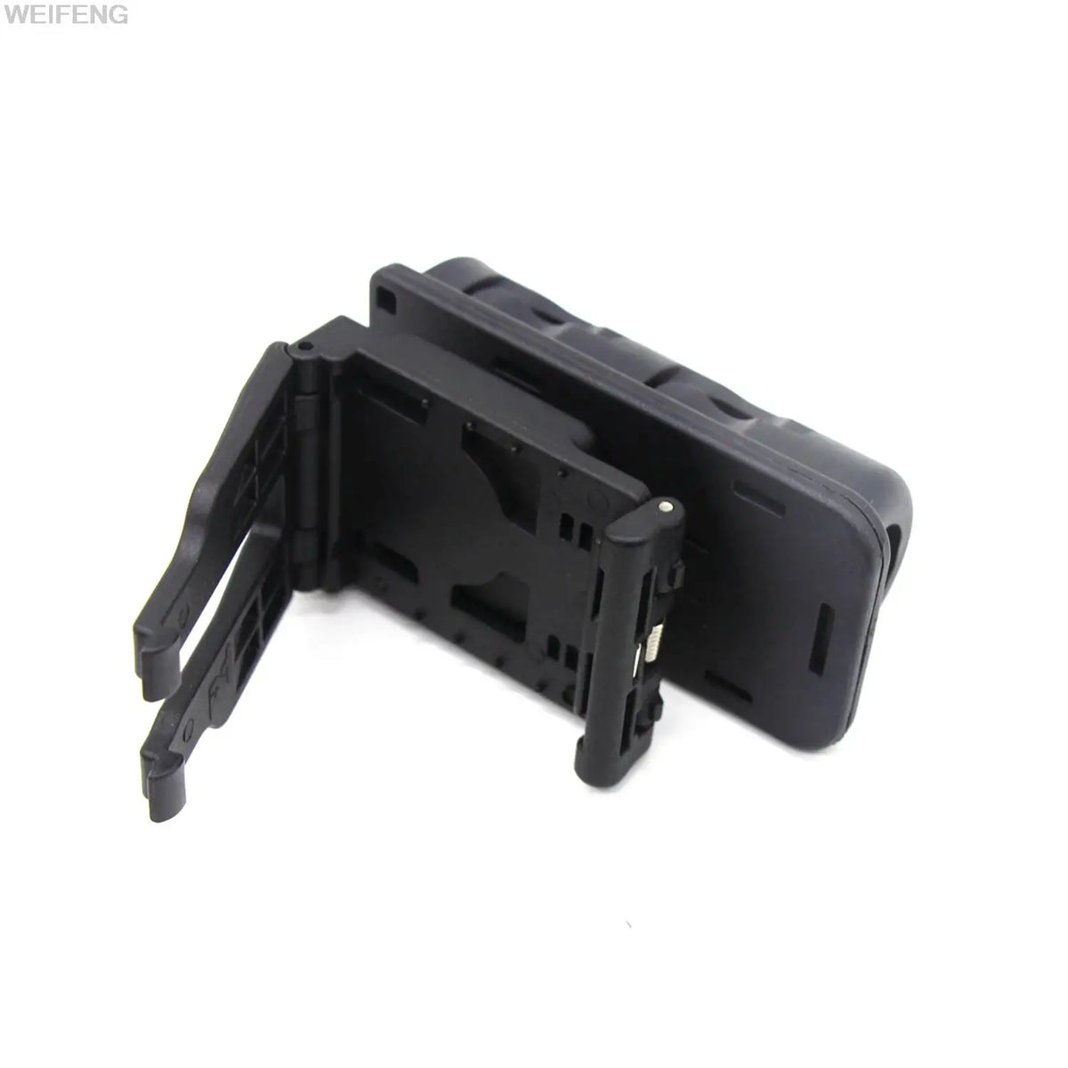 Tactical Flashlight Holster Holder Pouch Protable LED Torch Case 360 Degree Rotatable Molle Belt Carry Clip