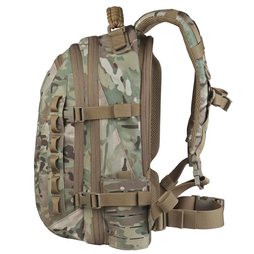 Tactical Multifunctional 25L Large Capacity Assault Backpack Outdoor Comfort Heavy Duty Bag Molle Pack Mission Knapsack