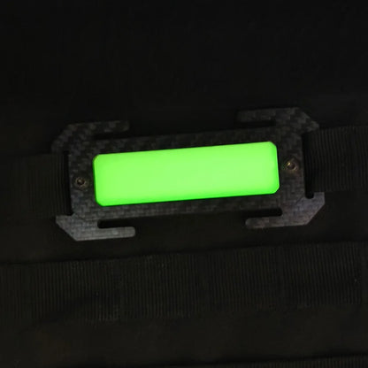 Tactical Light Marker Glow In Dark Patch Molle Luminous Marker Safety Signal Luminous Panel For Backpack Vest Plate Carrier