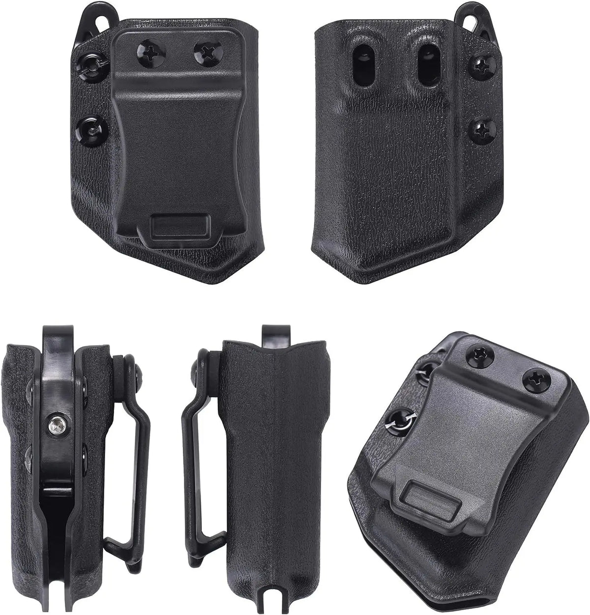 IWB OWB 9mm .40 universal Belt Clip Single Double Stack Magazine Pouch Holster Mag Carrier Holder for Pistol gun