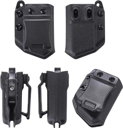 IWB OWB 9mm .40 universal Belt Clip Single Double Stack Magazine Pouch Holster Mag Carrier Holder for Pistol gun