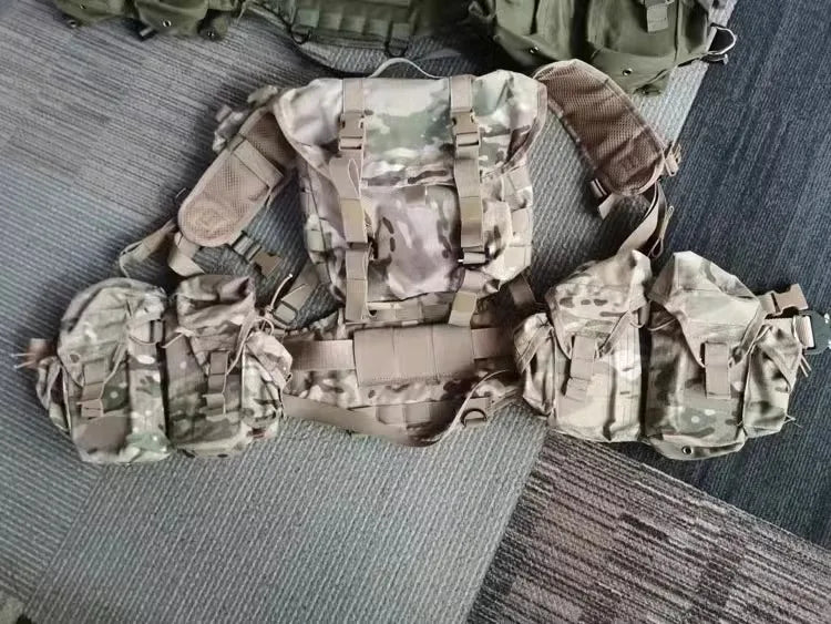 700D Nylon Russian Smersh Tactical Vest & Chest Rig Set Army Camo Combat Gear for Airsoft  Hunting Military Style