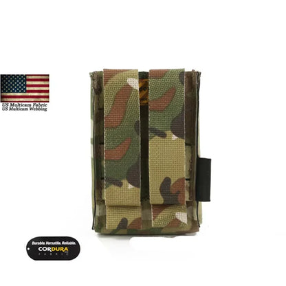 Emersongear Tactical LCS Rifle Magazine Pouch 5.56/7.62mm Singel Mag Carrier MOLLE Pouch Laser Cut Tool Bags Airsoft AK M4