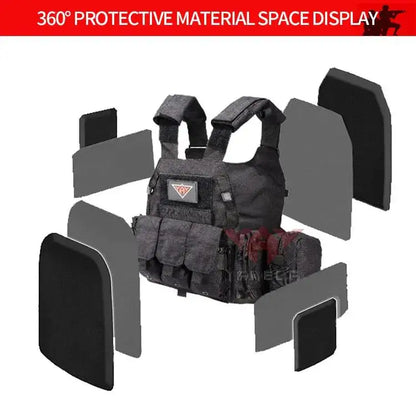 Yakeda 6094 Vests Plate Carrier Vest Camouflage Molle Nylon Modular Vest Tactical Vests Outdoor Hunting Men Vest