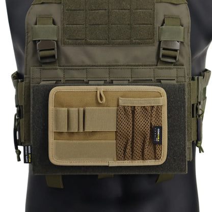 Tactical Vest Patch Molle Adapter Panel Hook&Loop Converter Mounting Placard Badge Patches EDC Tool Bag