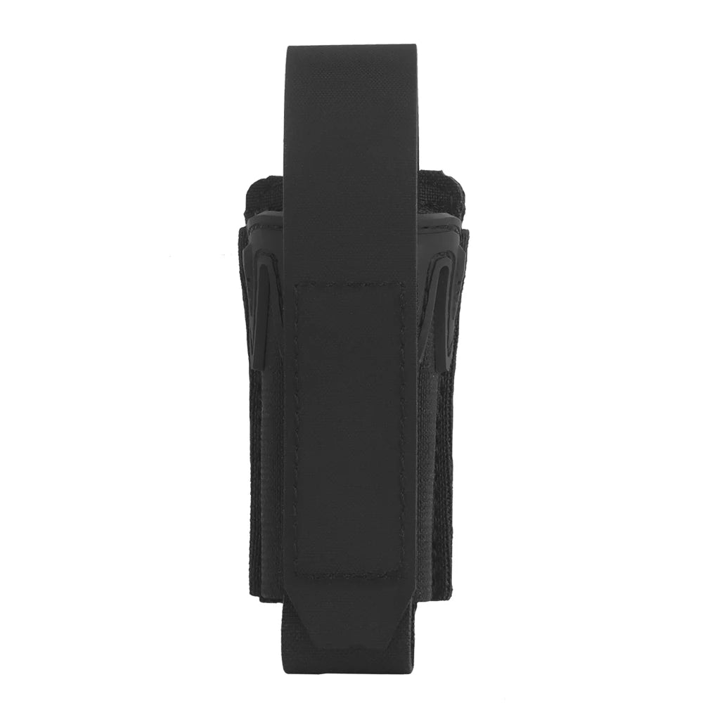 MOLLE Pistol Magazine Pouch 9mm .40 .357 .45ACP Single/Double Mag Holder Carrier for EDC Airsoft GBB Tactical Vest Belt