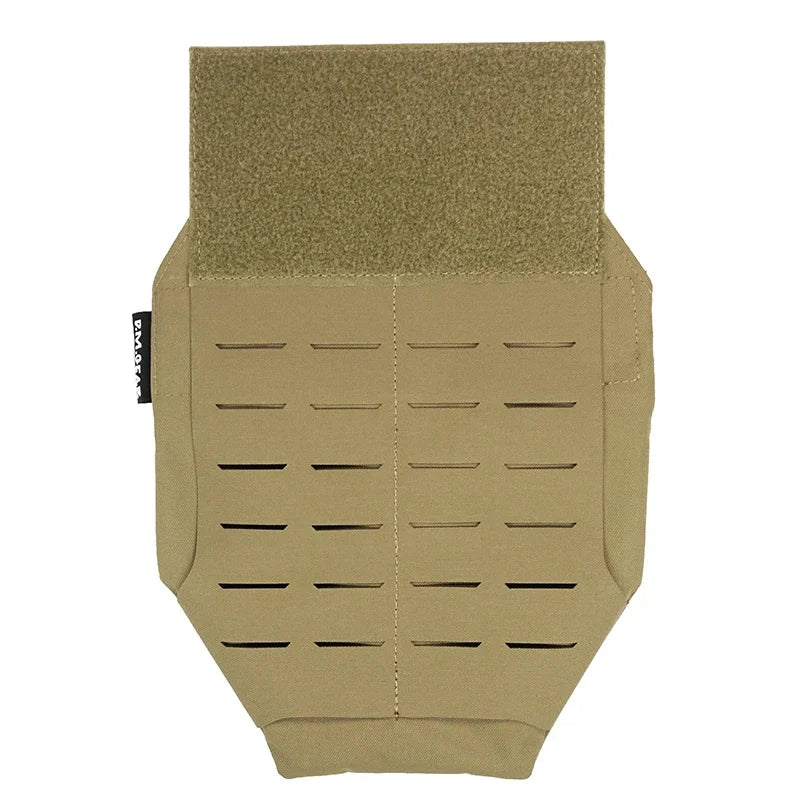 Tactical Abdominal Bag Vest Laser Cutting Molle Pouch Expansion Conversion Protect Bag Accessories