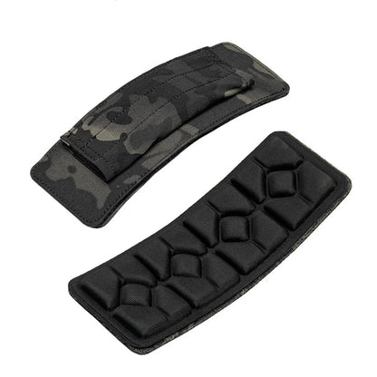 Modular Tactical Shoulder Pads Pressure Relief Cushion Shoulder Strap Breathable Non‑Slip Accessory for Vest Backpack Sling Bag