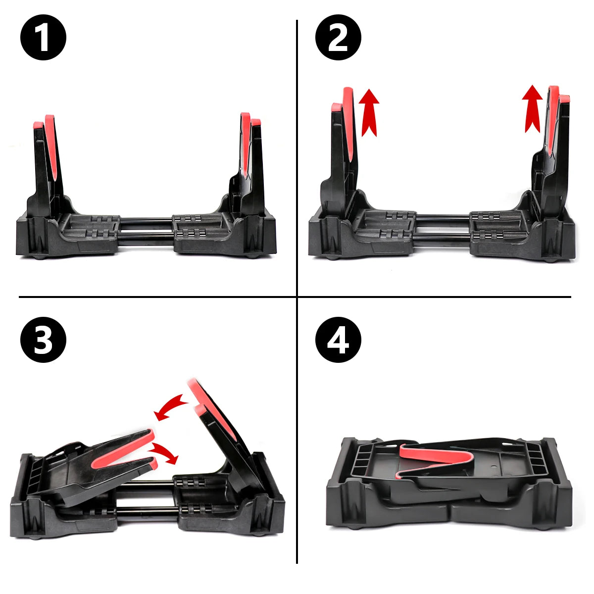 Tactical Display Rest Stand for Airsoft Toy Gun, Compact Range Storage Rack Holder, Bench Forks Maintenance Cleaning Tool