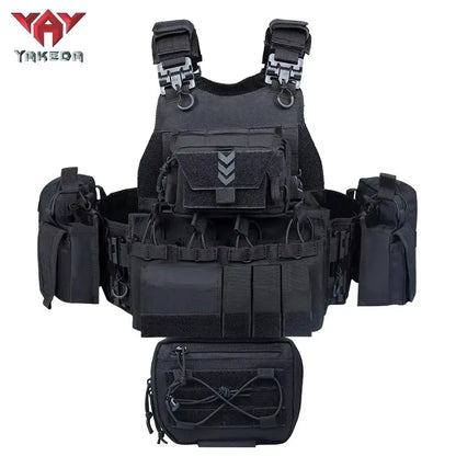 YAKEDA Tactical Vest Quick-release Outdoor Suit Supplie Training Vest Multi-functional Carrying Equipment