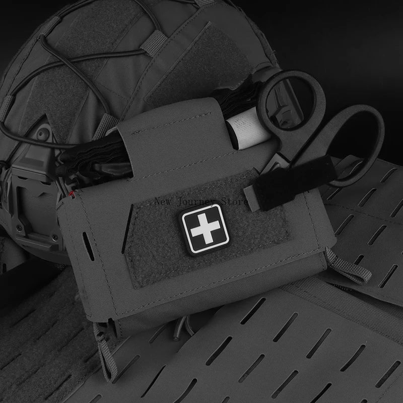Tactical Airsoft Compact Trauma Pouch V3 Molle Medical Bag MD2 IFAK Pouch For Hunting Plate Carrier Waist Belt Gear