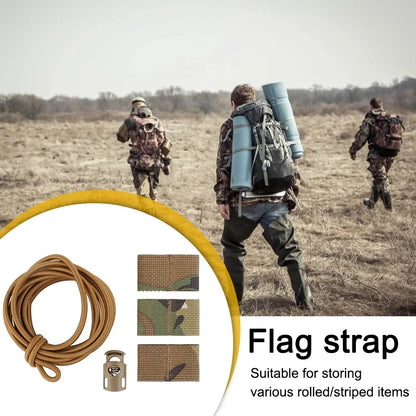 Ophidian Tac Tactical Bungee Elastic Fasten , MOLLE Vest Tool Organizer Cord Attachment Kits for Outdoor Camping Hunting EDC