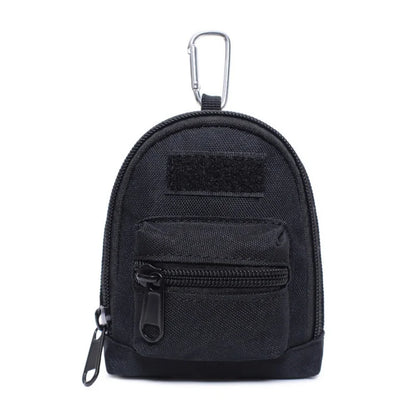DIZETION Tactical Wallet EDC Molle Pouch Portable Key Case Outdoor Sports Coin Purse Hunting Bag Zipper Pack Multifunctional Bag