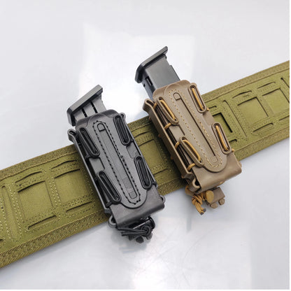 Tactical Molle 9mm Magazine Pouch Pistol Mag Holder Belt Clip G 17 19 M9 Fastmag Soft Shell Adjustable Hunting Airs