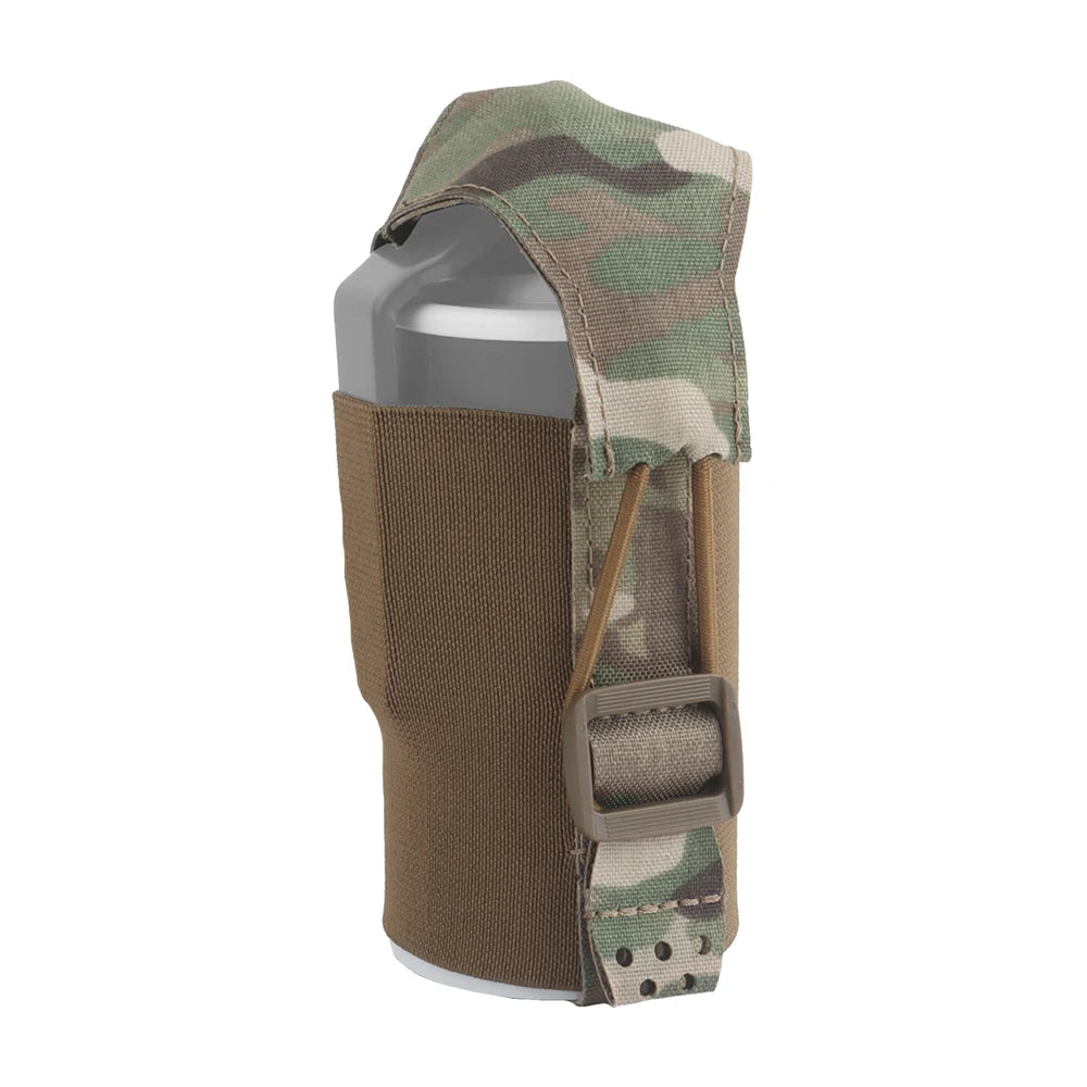 Tactical MOLLE Combat Single Magazine Bag Smoke Grenade Pouch Flexible Storage Bag  Elastic Tab/Fixed Hunting Training Gear