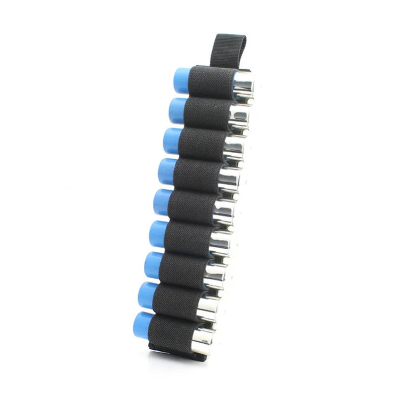Tactical 6/9 Rounds Mag Pouch 12/20GA Cartridge Shotgun Shell Holder Magic Hook&Loop Rifle Bullet Cartridge Holder