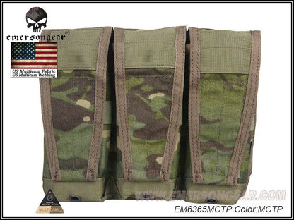Emersongear Flap Triple Magazine Pouch Mag Storage Purposed Bag Molle System