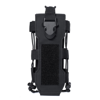 Laser Cut Design Molle Adjustable Water Bottle Holder Outdoor Sport Tactical Bottle Pouch for Backpack Belt Molle Radio Pouch