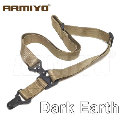 Armiyo Tactical Mission S2 S3 S4 Hunting Sling 2 Point Adjustable Shoulder Strap Belt Mount Carry Kettle Camera Scope Bag Box