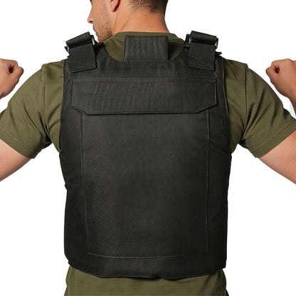 Hunting vest with widened Velcro adjustable shoulder straps and waistband, made of durable and wear-resistant fabric