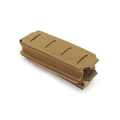 Laser Cut Molle 9mm Magazine Pouch for  17 M9 Single Mag Bag Flashlight Pouch Knife Holster Hunting Gear