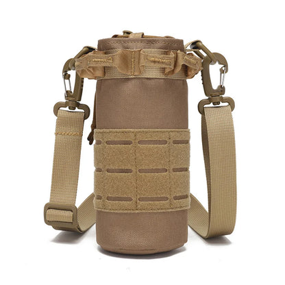 Tactical Molle Water Bottle Pouch Outdoor Sport Hydration Carrier Bag Nylon Travel Kettle Pack with Shoulder Strap