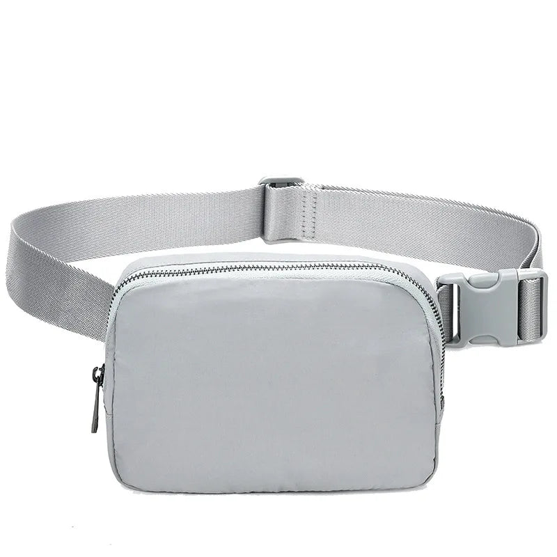 New Sports Waist Packs Nylon Waterproof Chest Bag Outdoor Sports Running Phone Pouch Versatile Crossbody Bag for Men and Women