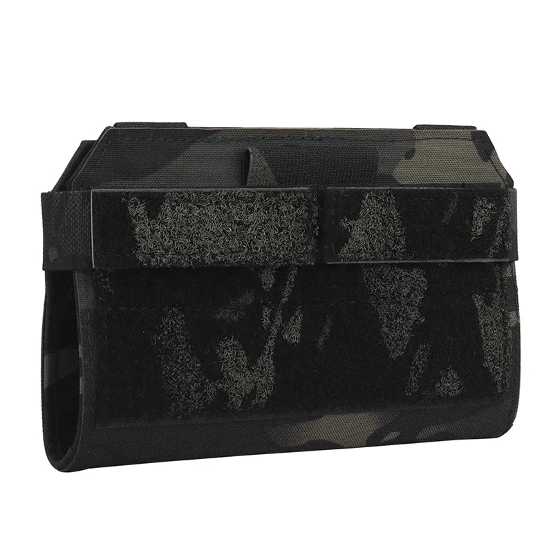 MOLLE Front Panel Phone Navigation Pouch Utility Organizer Phone Pouch for Outdoor Airsoft Vest Gear Essentials