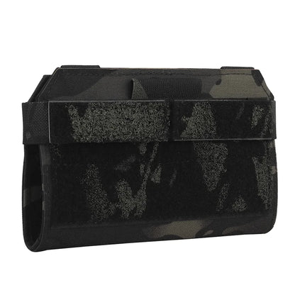 MOLLE Front Panel Phone Navigation Pouch Utility Organizer Phone Pouch for Outdoor Airsoft Vest Gear Essentials
