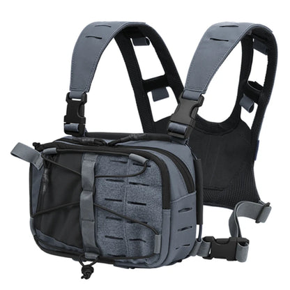 Tactical MOLLE Chest Rig Vest for Camping Hunting, Adjustable Shoulder Bag with Pouch, Outdoor Gear for Men, Fishing, Cycling 가방