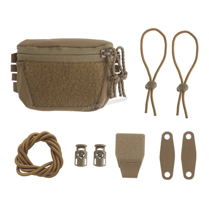 Tactical SC Helmet Battery Pouch Balance Retention Anchoring Integrated Node Pocket New Universal Rear Battery Storage Case Bag