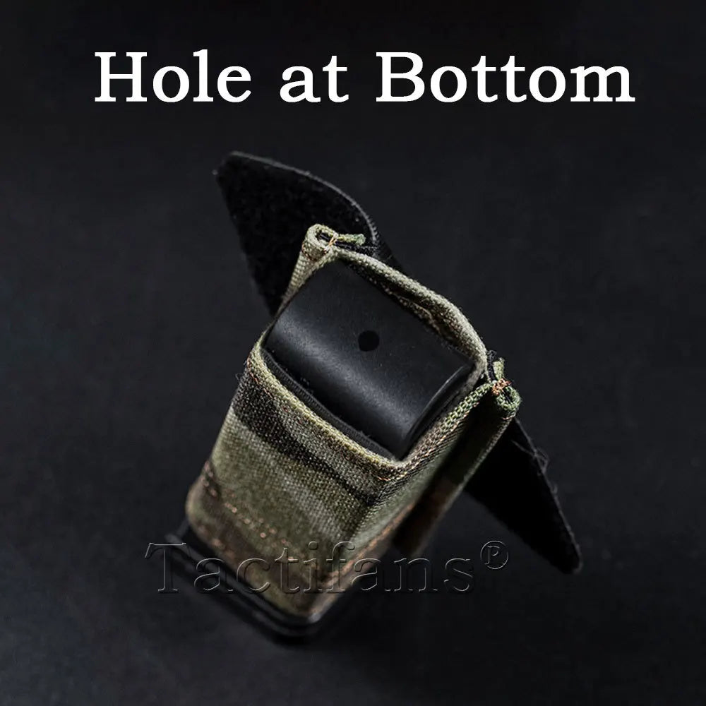 Pistol Magazine Pouch FAST 9mm Single Double MAG Bag Hunting Airsoft Holder With MOLLE Malice Clip KYWI Insert
