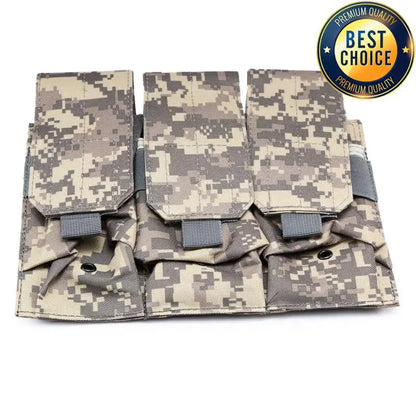 Tactical Molle 5.56mm Magazine Pouch for M4 AR15 CS Rifle Double Triple Mag CS Game Paintball Hunting Accessories Pack