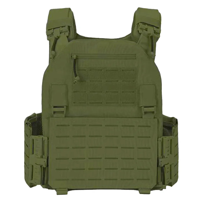  Lightweight Tactical Plate Carrier - Abrasion & Tear-Resistant Fabric, Dual-Purpose for Daily Protection & Tactical Drills