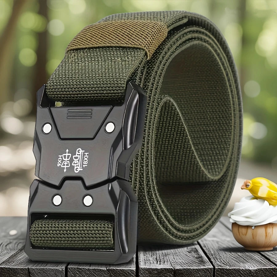 2026 New Classic Design Fashion Matching Essentials Tactical Quick Release Snap Snap Elastic Leisure Outdoor Training Belt
