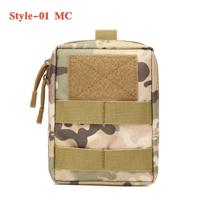 IFAK EDC Bag Tactical Molle Admin Pouch Waist Bag Hunting Vest Emergency Tool Kit Outdoor First Aid Kit Camping Survival Bag