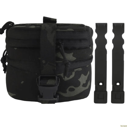 Tactical NVG Pouch for PVS-7/14/15/18/23/31/22/24/26,Airsoft Hunting MOLLE Padded Expandable Binocular Night Vision Carry Case