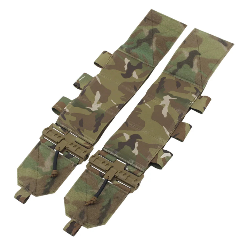 Tactical Removal Buckle Set FCSK Universal Molle System Vest Quick Release Set Elastic Cummerbund Waist Cover Vest Gear