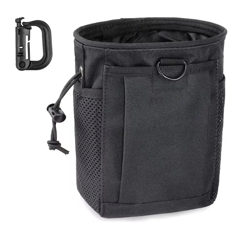 OPHIDIANTAC Molle Dump Pouch,Hunting Magazine Recovery Pouch Drastring Ammo Bag Belt Waist Fanny Pack Adjustable Holster Bag