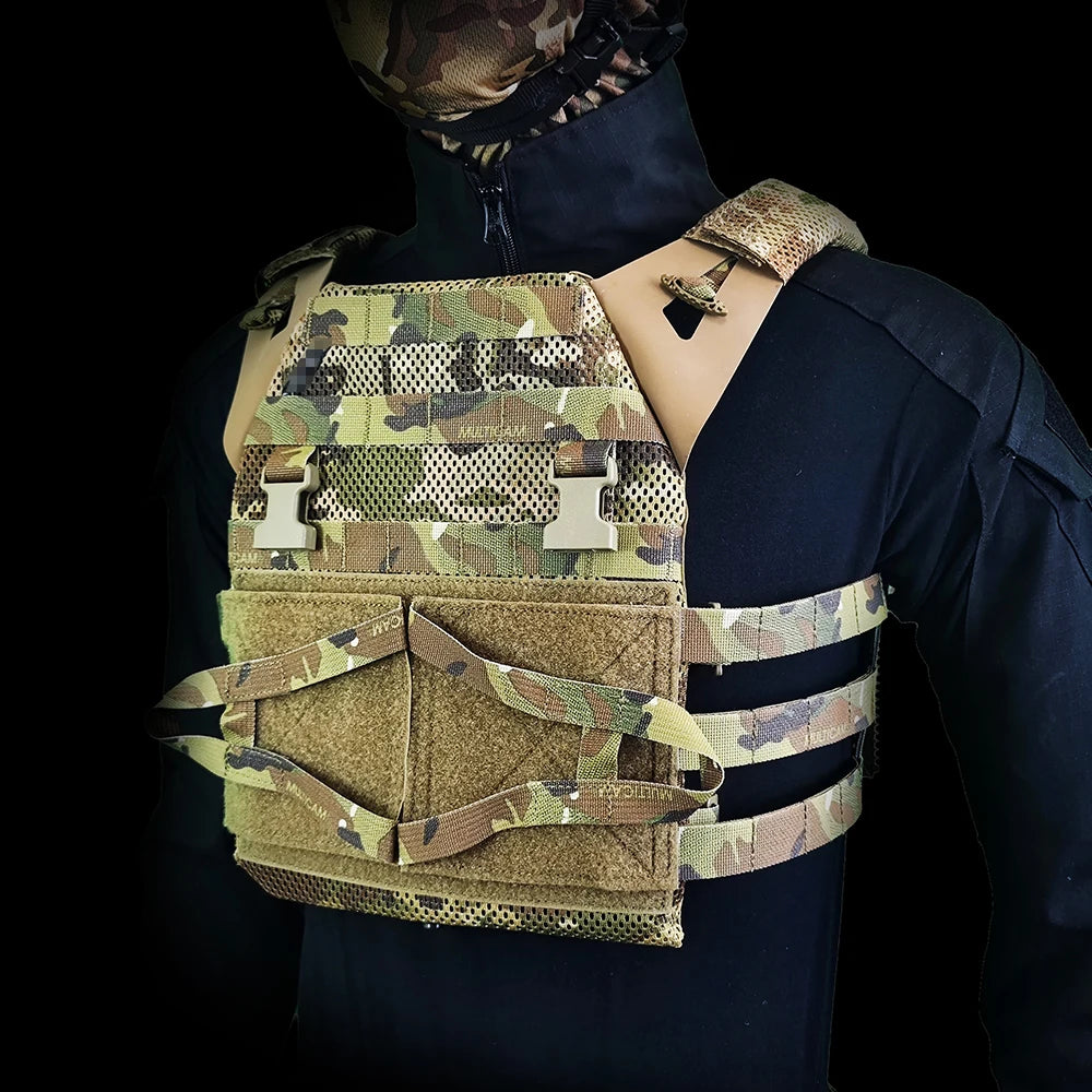 TACTICAL LIGHT WEIGHT JUMPABLE PLATE CARRIER CP STYLE JPC 2.0 SWIMMER CUT HUNTING VEST