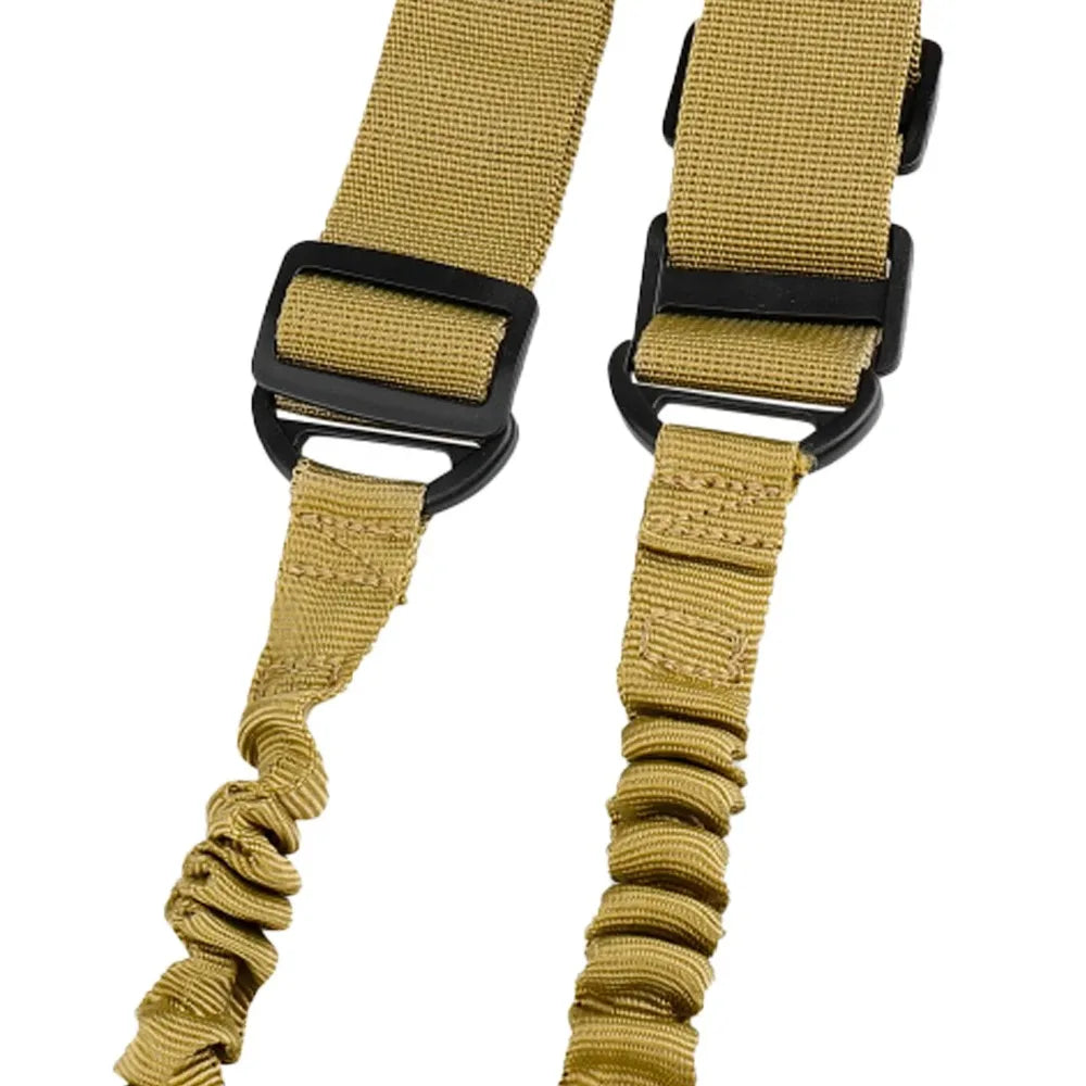 Adjustable Single Point Tactical Equipment Shoulder Strap Durable Webbing Carry Belt With QD Metal Buckle