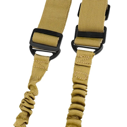 Adjustable Single Point Tactical Equipment Shoulder Strap Durable Webbing Carry Belt With QD Metal Buckle