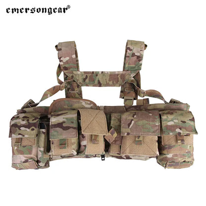 Emerson Tactical MF Style UW Gen V Split Front Chest Rig Lightweight Detachable W Zipper Buckle
