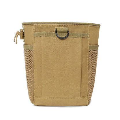 Outdoor Molle Drawstring Magazine Dump Pouch Adjustable Utility Belt Fanny Hip Holster Bag Outdoor Ammo Storage Pack Ammo Bag